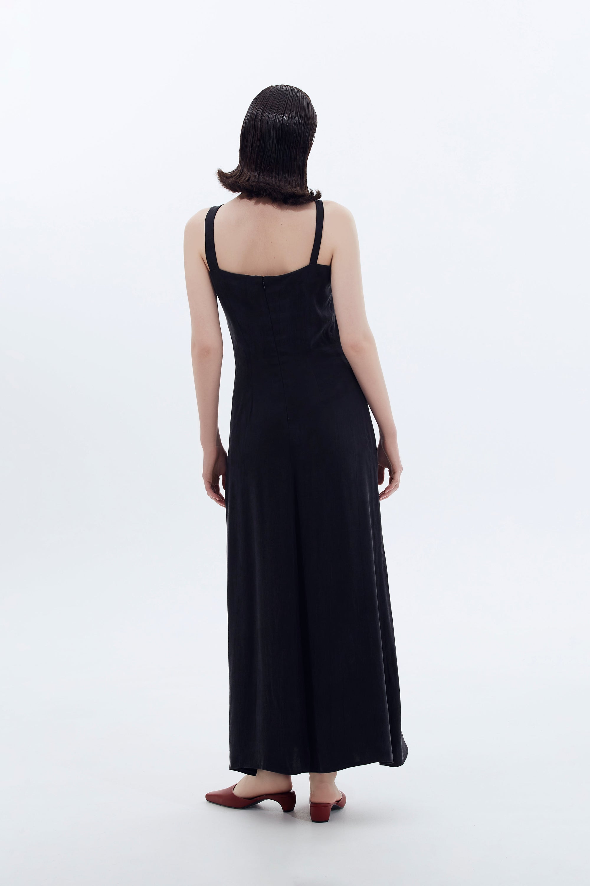 Сукня міді з тканини купро