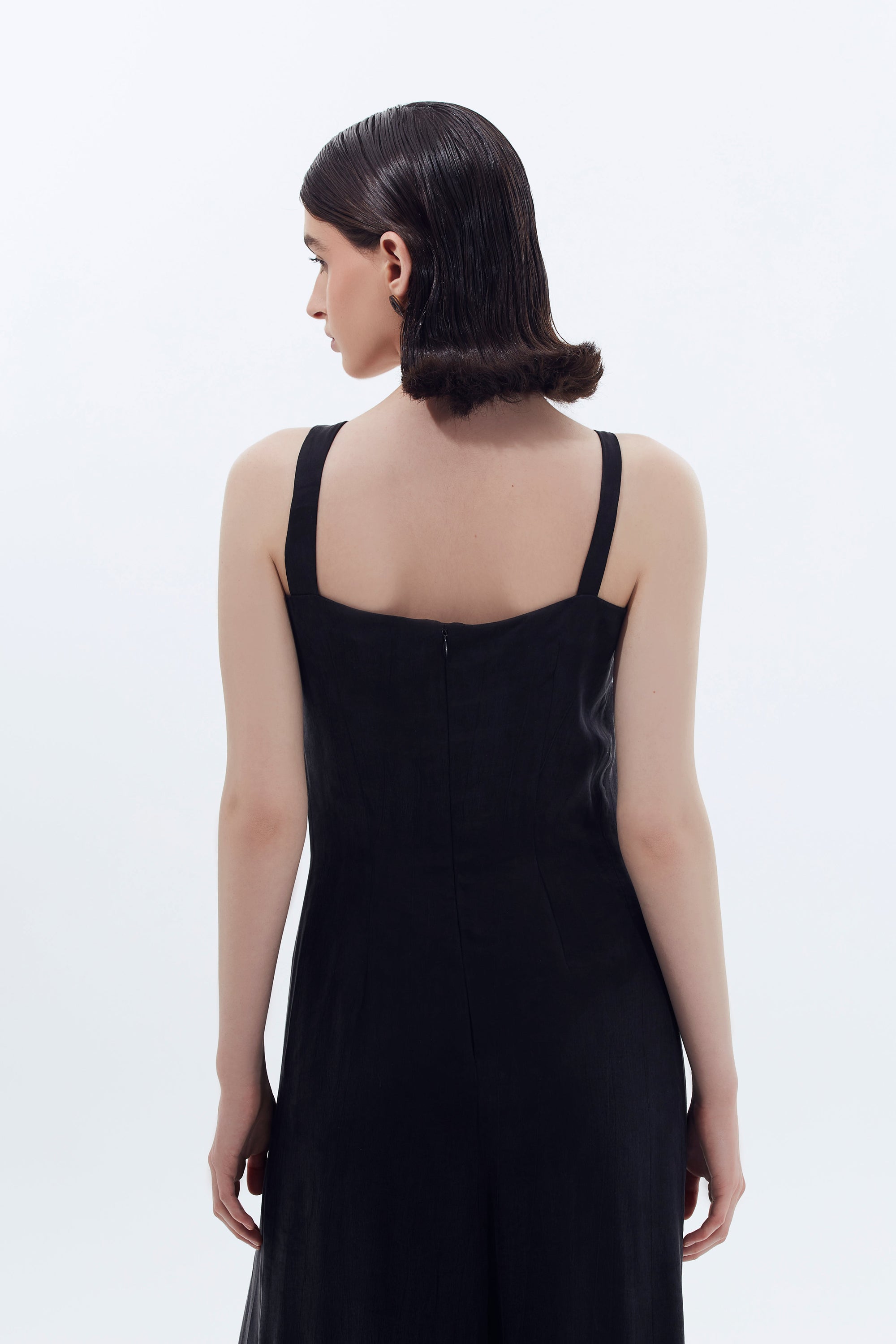 Сукня міді з тканини купро