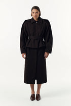 Тренч-трансформер у коричневому кольорі