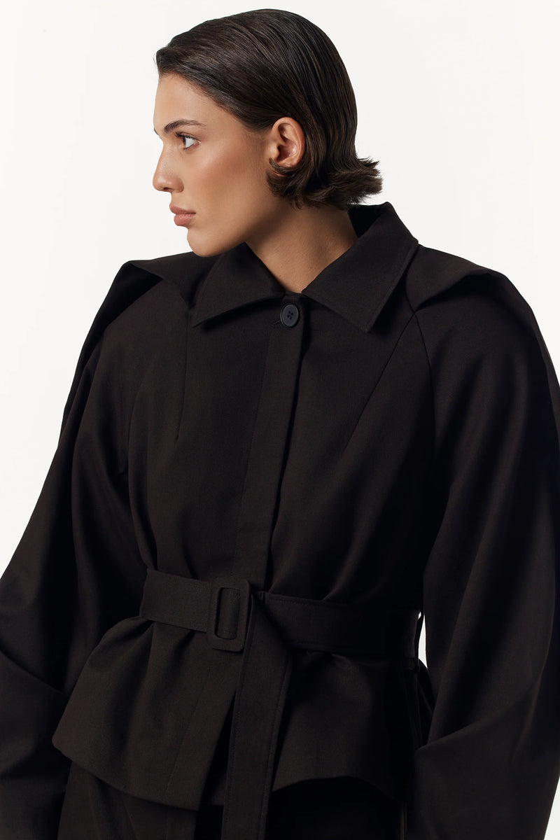 Тренч-трансформер у коричневому кольорі